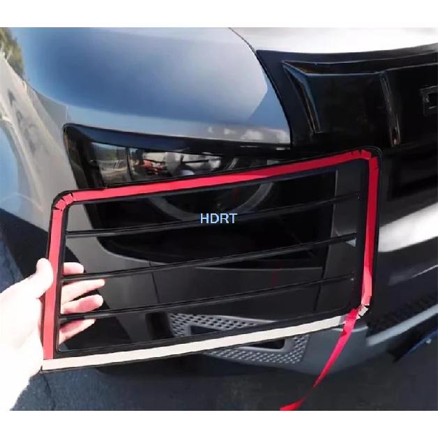 Car Style Front Head Light Cover Lamp Frame Protector Decoration Accessories Exterior Sticker Fit For Land Rover Defender  +