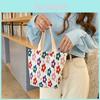 Adorable Korean Ins Style Canvas Bucket Bag With Floral Print For Women In Various Colors