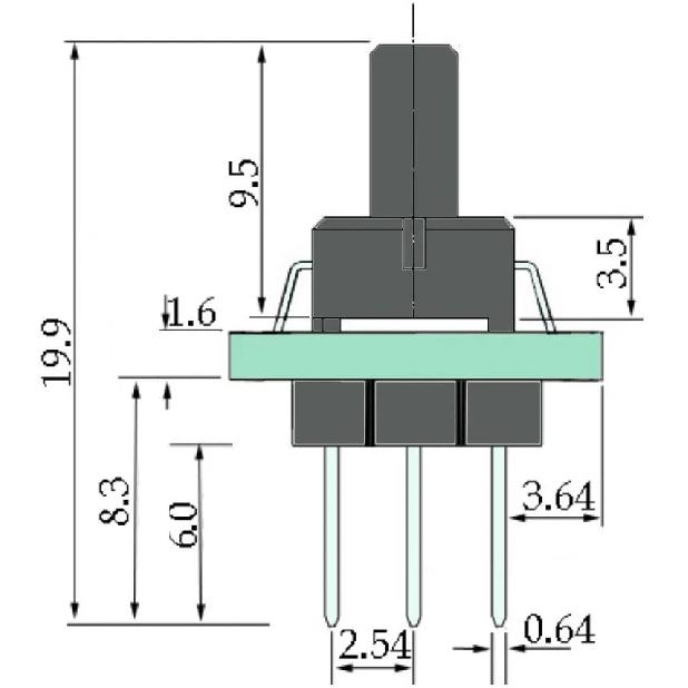 XGZP6847A Gas Pressure Sensor Module Ventilator Positive Negative Pressure-100KPa-40KPa ~ 700KPa