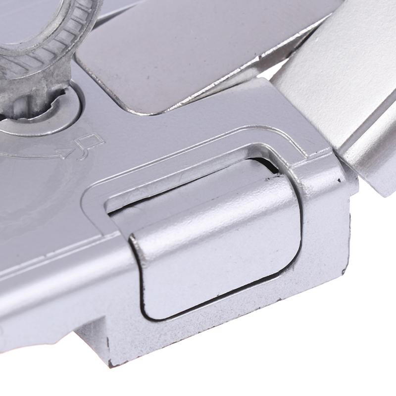 Serratura a Combinazione Portatile Nera Argento per Valigia Ricambio Antifurto Fibbia di Sicurezza Strumento Lucchetto Materiali di Riparazione