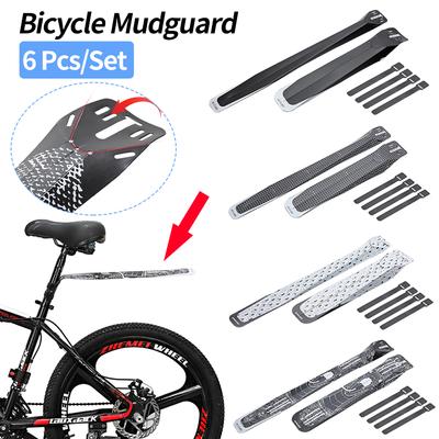 6 Stück/Set Radfahren Mountainbike Schutzbleche Fahrradschutzblech Fahrradschutzbleche Mtb Schutzblech Flügel für Fahrrad Fahrradzubehör Fahrradteile