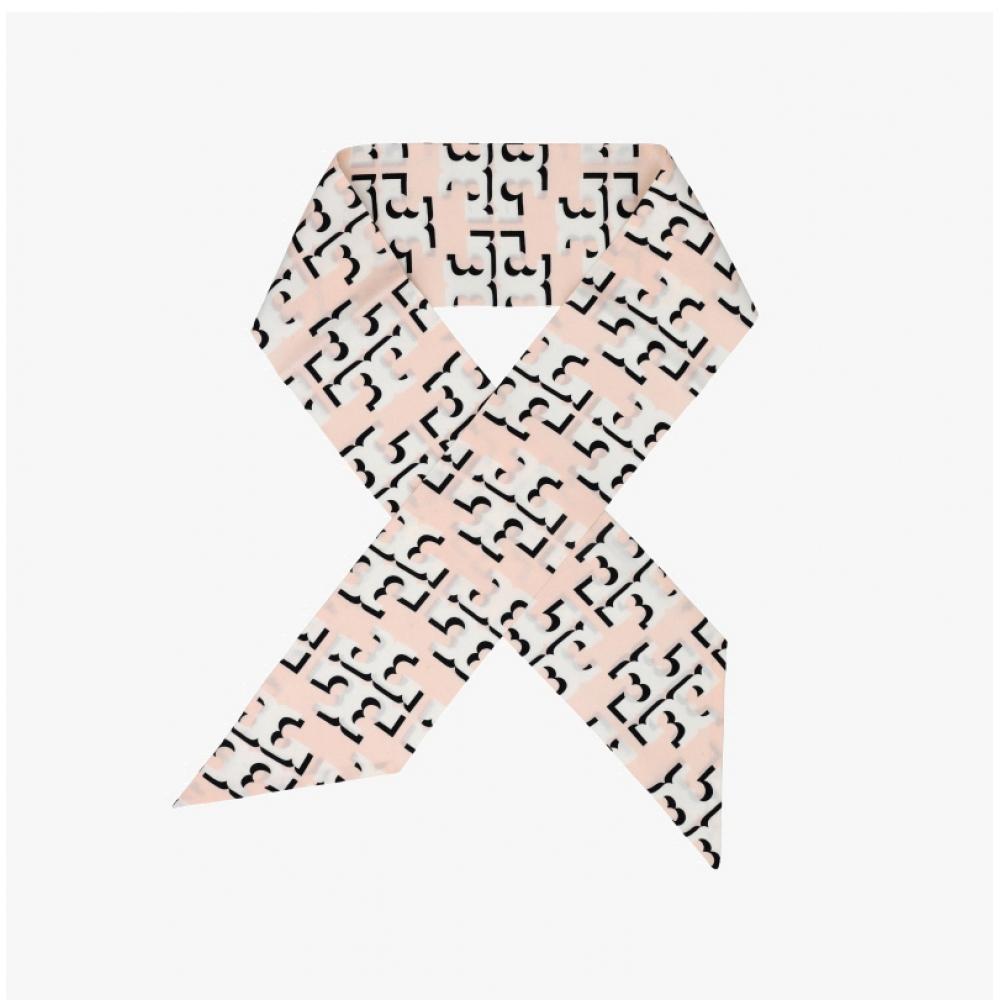 Tory Burch 160519 650 Logo Offsetowa Wstążka Krawat Szalik