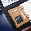 A5 Multi-function Loose-Leaf Notebook with Calculator and Zipper Bag - Customizable Logo
