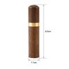 Natural Wood Tootick Holder Capsule Case Portable   Craft (Blackwood)