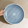 Plate High Value Gradual Change Blue Ceramic Plate Dinner Plate Home Restaurant Dish Tableware Steak Plate Pasta Plate