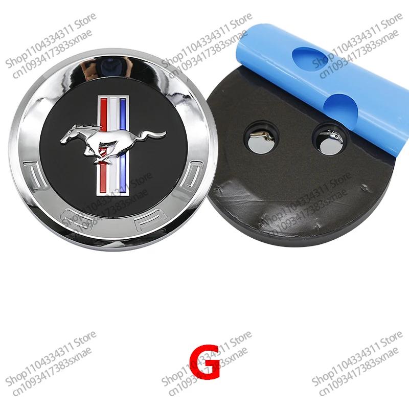 Car Sticker Ford 1Pcs Car Tail Emblem Trunk Badge Sticker GT logo For Ford Mustang 5.0 ROUSH SHELBY GT 500 Cobra LAGUNA SECA Tai