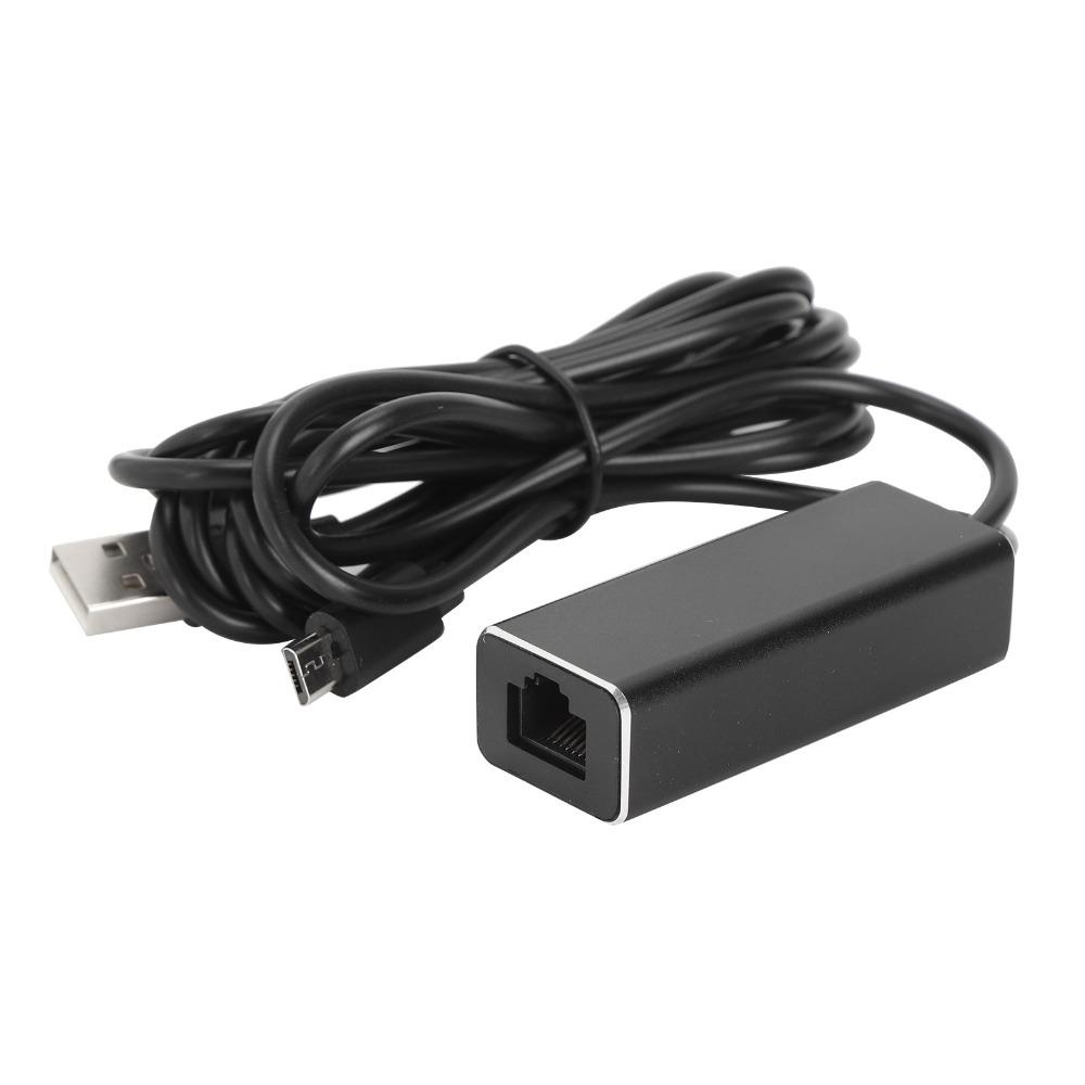 10/100Mbps Micro USB To RJ45 Ethernet Adapter Conversion Transmission for TV Sticks Internet Access