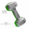 Dumbbell Set with Storage Rack, Set of 6 Dumbbells for Fitness Training, 2 X 3kg, 2 X 4kg, 2 X 5kg