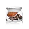 Square Glass Jar for Food, Loose Products, Coffee 380 ml