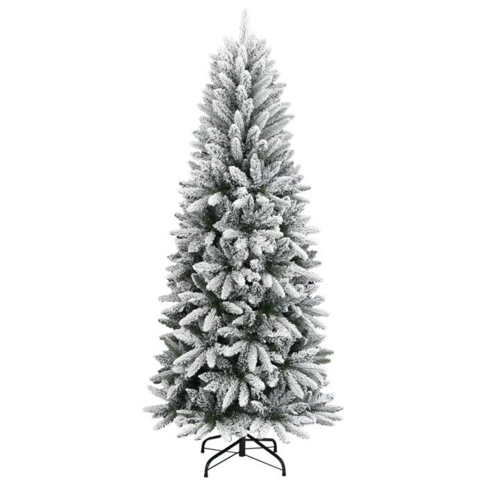 VidaXL Sapin de Noël artificiel avec neige floquée 120 cm PVC et PE345188