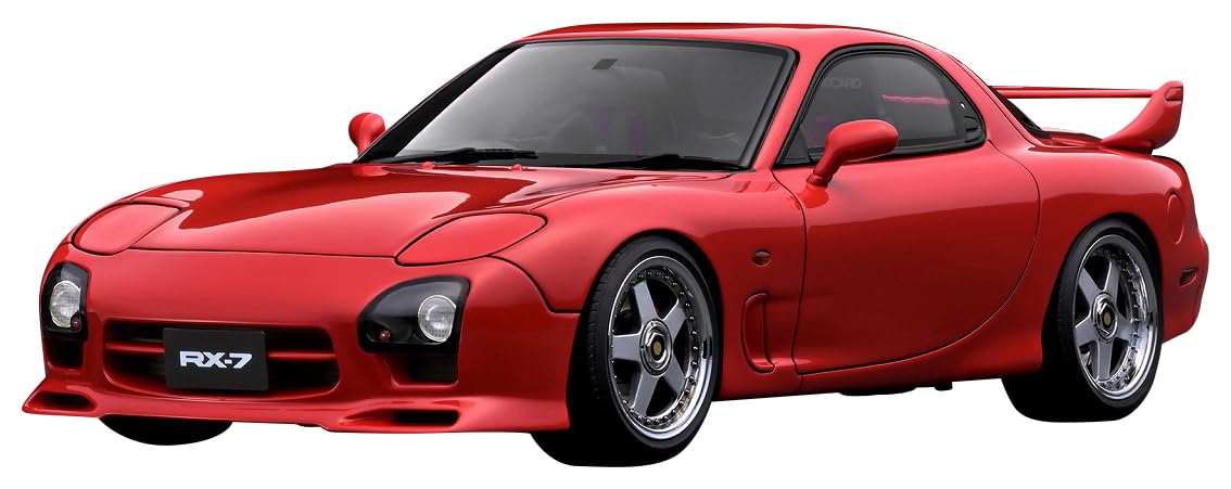 model zapaľovania Mazda Mazda Speed RX-7 A-spec FD3S Červený dokončený model, 1/18, IG3945, TK.Company