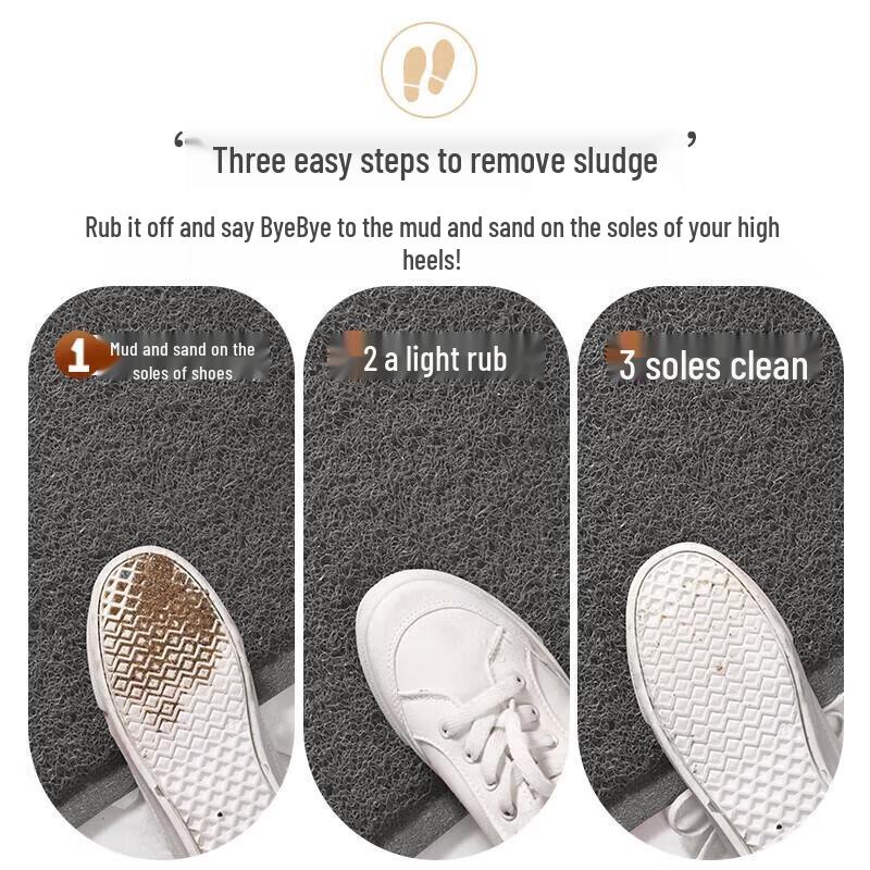 Aige Silk Loop Welcome Entrance Mat