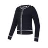Golf Series Simple Classic Casual Sports Golf Versatile Comfortable Woven Cardigan Sweater Women Tops Legendary-Blue A11W625406FNV