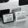Chinese version simple clock convenient temperature and humidity clock multifunctional magnetic refrigerator clock 802