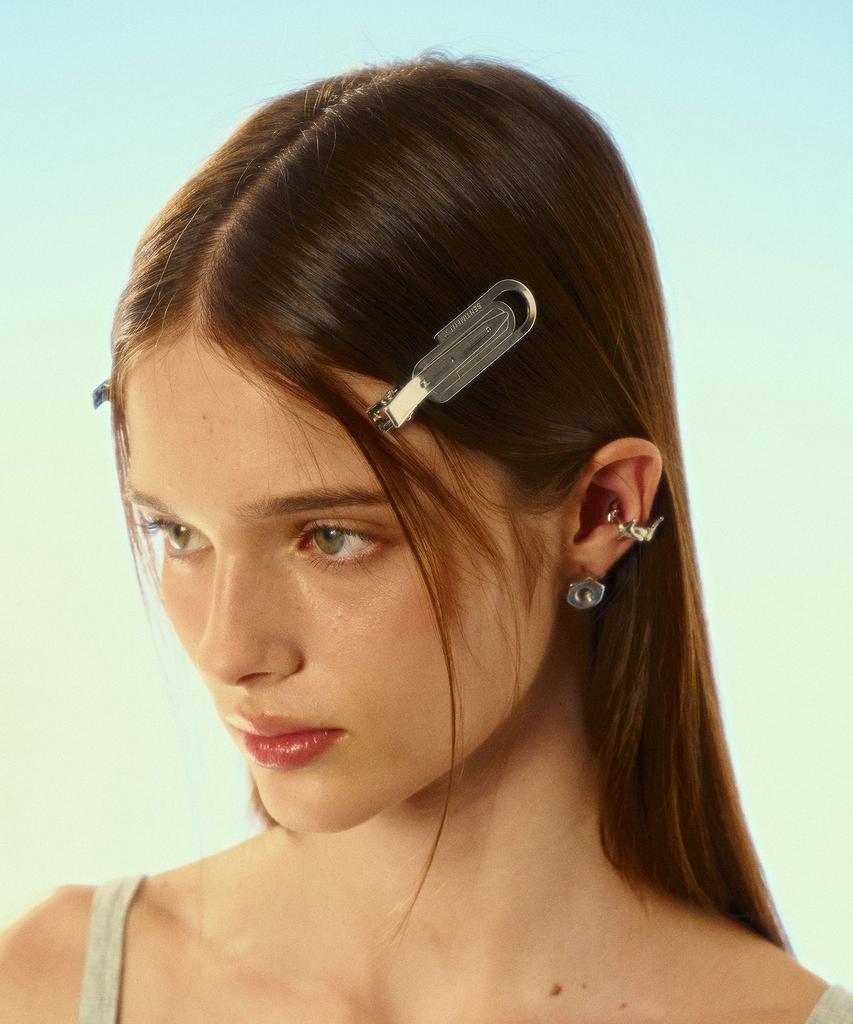 Sentiments No.545 [Silver] Surfboard Clip Hair Pin