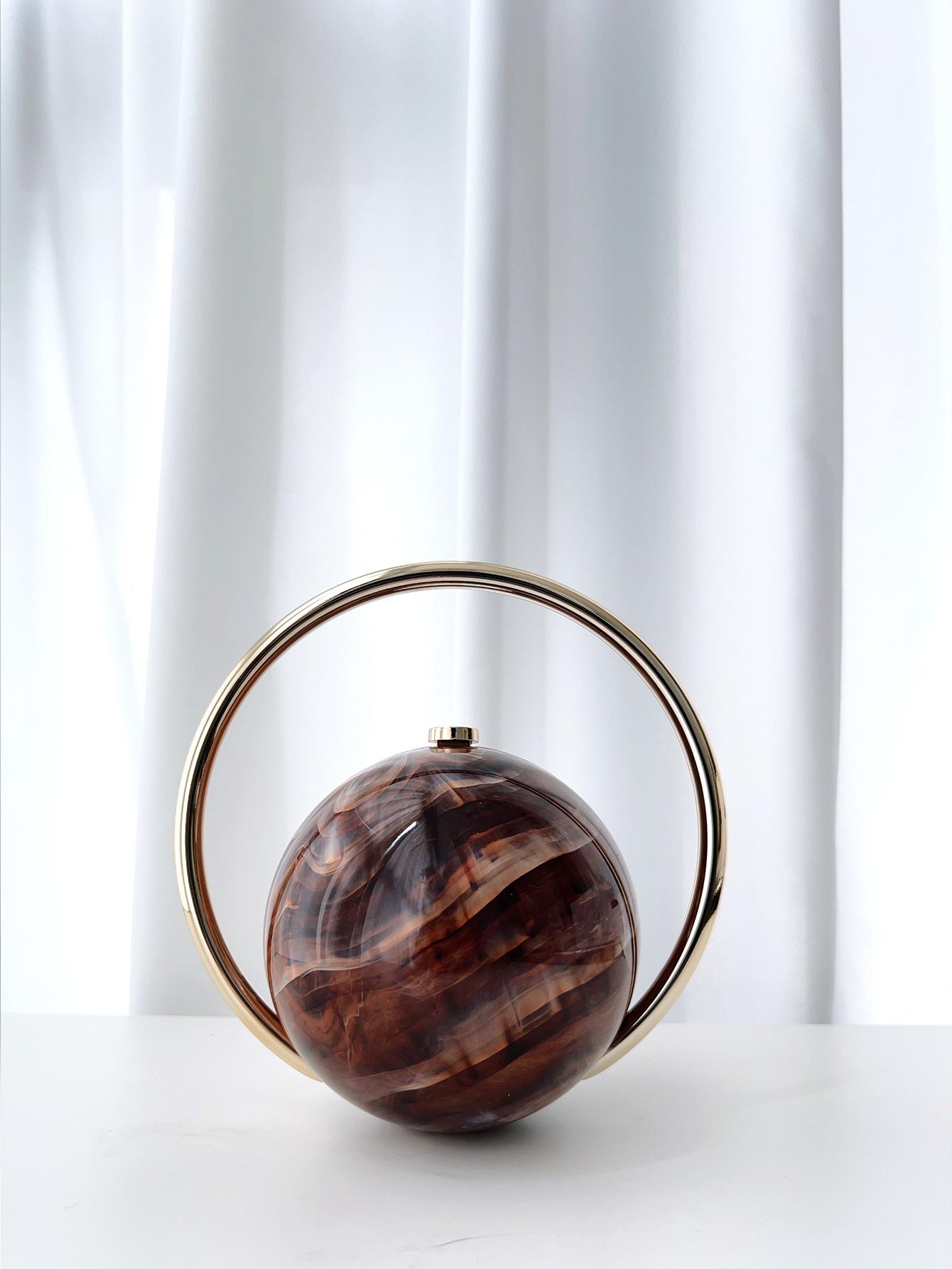 New Round Ball Women`s Handbag Brand