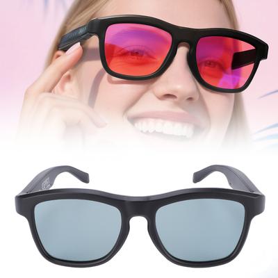 AI Smart Glasses   Real Time Translation Sunglasses Supports Remote Photography with Graduated Blue Color Change Lens for Travel Teaching Busi