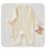 Unisex Pure Cotton Boneless Romper for Newborns, Suitable for Spring & Autumn (0-6 Months)