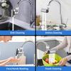 Stainless Steel Faucet Extender 360 °Swivel Water Tap Nozzle Faucet Sprayer Universal Bathroom Mixer Aerator 4 Spray Modes