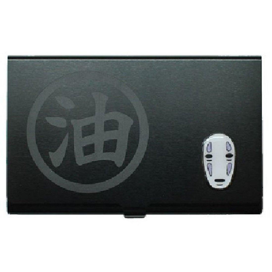 

Черный металлический чехол для карт Studio Ghibli Spirited Away (Kaonashi)