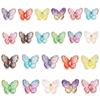 Rock Sugar Nail Art Jewelry Butterfly Three-Dimensional Nail Art Decoration Ice Through Color Butterfly Diy Resin Trinket Mixed