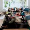 Suicide Squad 3-Piece Bedding Set: 3D-Printed Cartoon Duvet Cover Set (Includes Pillowcases; Inserts Not Included).
