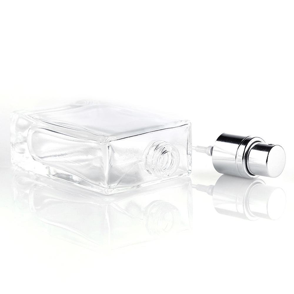 1Pcs Travel Glass High Quality Square Atomizer Refillable Bottle Perfume Bottle Spray Bottle