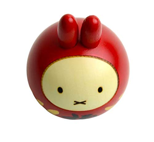 Usaburo Kokeshi Folk Craft Miffy Lucky Daruma Kokeshi Display Home Relaxation
