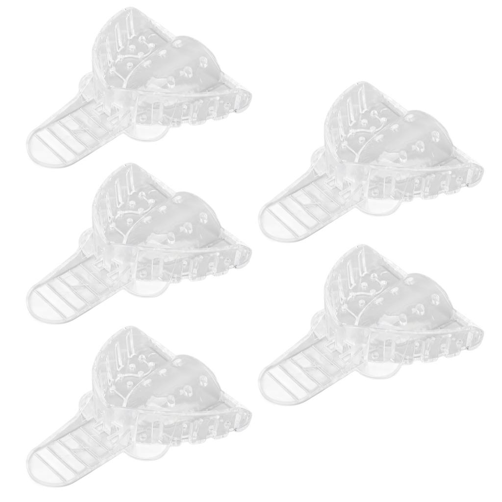 Dental Impressions Tray Disposable Perforated Transparent Plastic Teeth Mold Tray for Denture