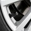 ABCD1 4Pcs Car Tire Valve Caps Metal Wheel Dust Covers Accessories For Volkswagen GTI Golf Polo Passat VW CC Tiguan T-ROC Jetta Taigo