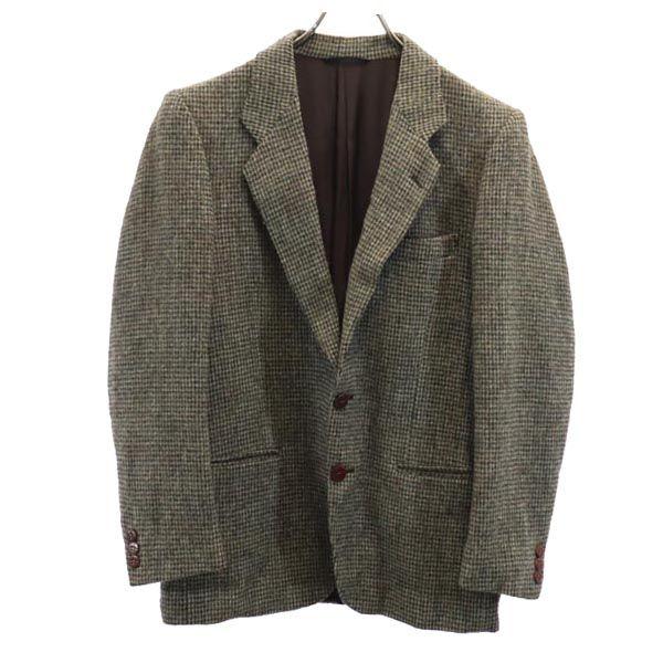 

HARRIS TWEED 60-е 70-е годы Berwick Винтажный пиджак по индивидуальному пошиву Зеленая система Berwick Мужской Б/у