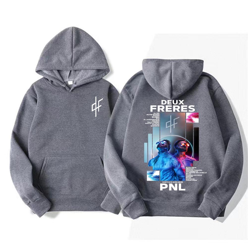 Le Monde Chico Pnl Album French Rapper Graphic Hoodies Men Women Harajuku Hip Hop Punk Sweatshirts High Quality Fleece Pullovers