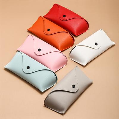 Mode Damen Herren PU Leder Brillenetui Schutzhülle Tragbares Sonnenbrillenetui Box Lesebrillenetui
