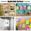 40PCS Tapestry Wall Hanging Clips, Tapestry Hangers Adhesive Clips for Hanging and Organization