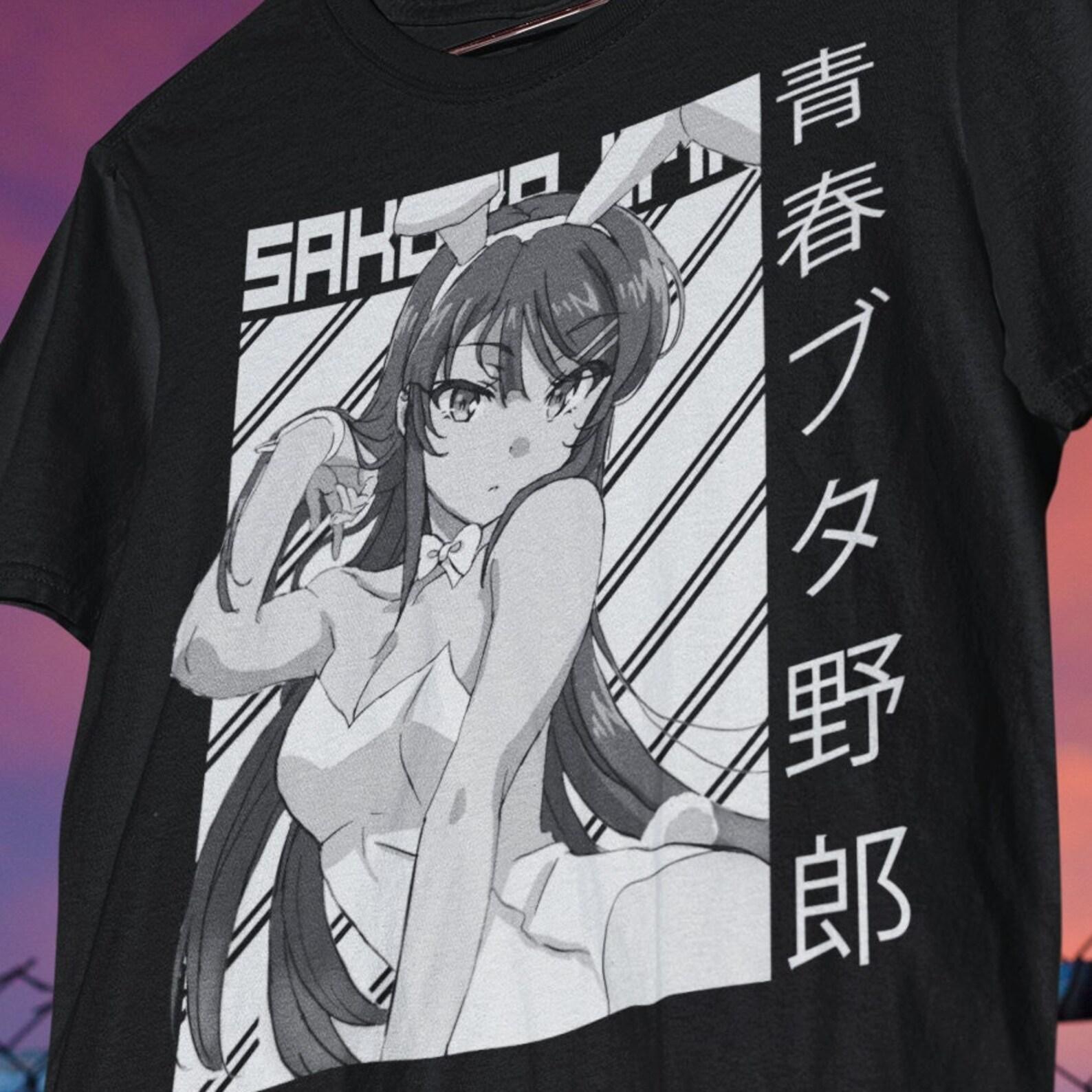 Bunny Girl Anime Shirt | Japanese Streetwear, 100% Cotton 2XL