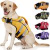 Adjustable High Flotation Dogs Life Vest for Swimming - Ripstop Dog Swimsuit with Reflective Stripes for Small Medium To Large D