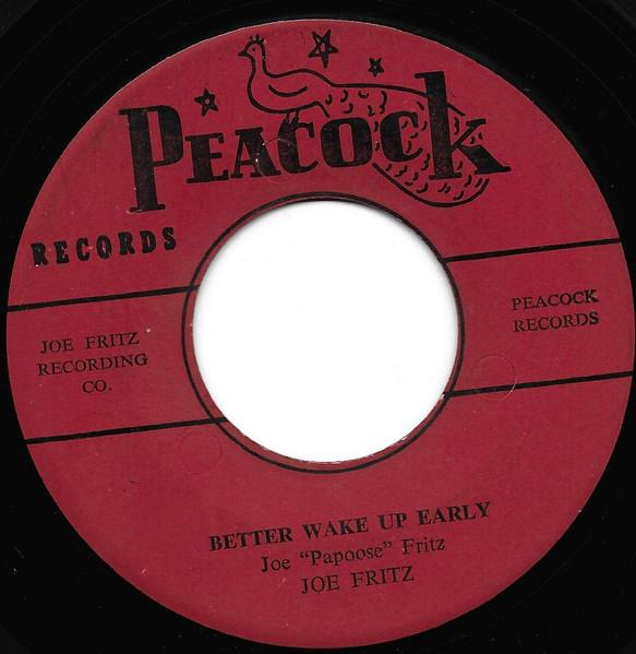 

7inch Record JOE FRITZ Real Fine Girl Better Wake Up Ear NONE Peacock Records Jamaica Blues Used
