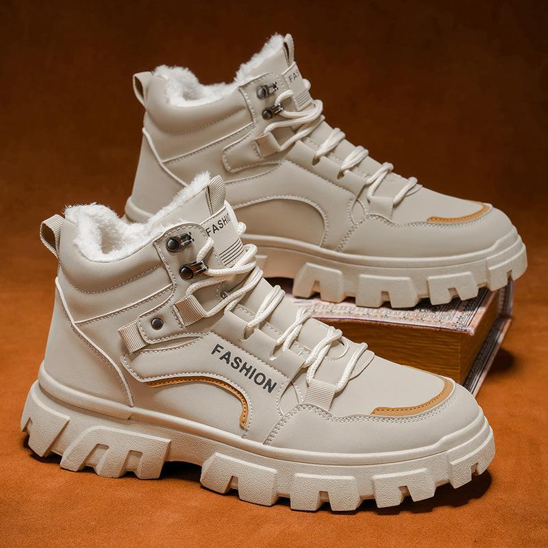 Winter new Martin boots short boots outdoor sports high-top mountaineering velvet snow boots