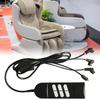 6 Key Electric Lift Hand Controllers Three Control Adjustable Height Angles Motorized Lift Remote ABS for Sofa Recliner