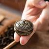 Dragon Phoenix Auspicious Incense Burner Copper Alloy Censer For Incense Powder Incense Charm Decorative Tea Ceremony Accessory