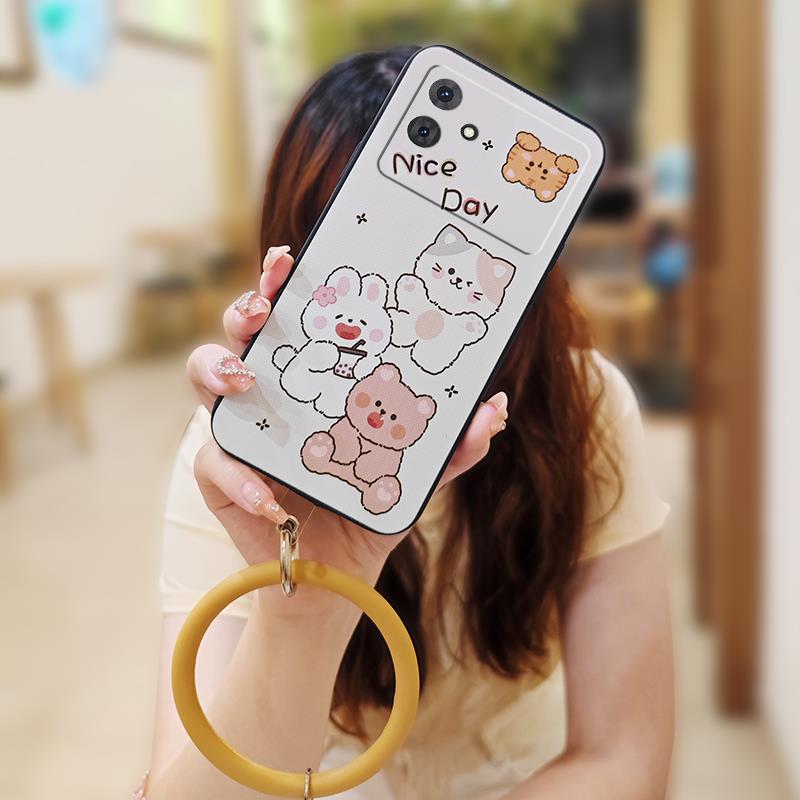 

Soft Case Cartoon Phone Case For Cubot Note21 Solid Color Protective Funny Cute Personality Bracelet Ring Back Cover Cubot Note21