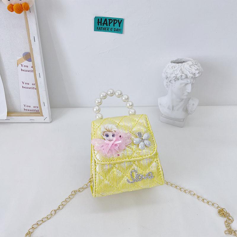 Stylish Mini Pu Leather Children's Crossbody Bag With Chic Bow Design For Kids