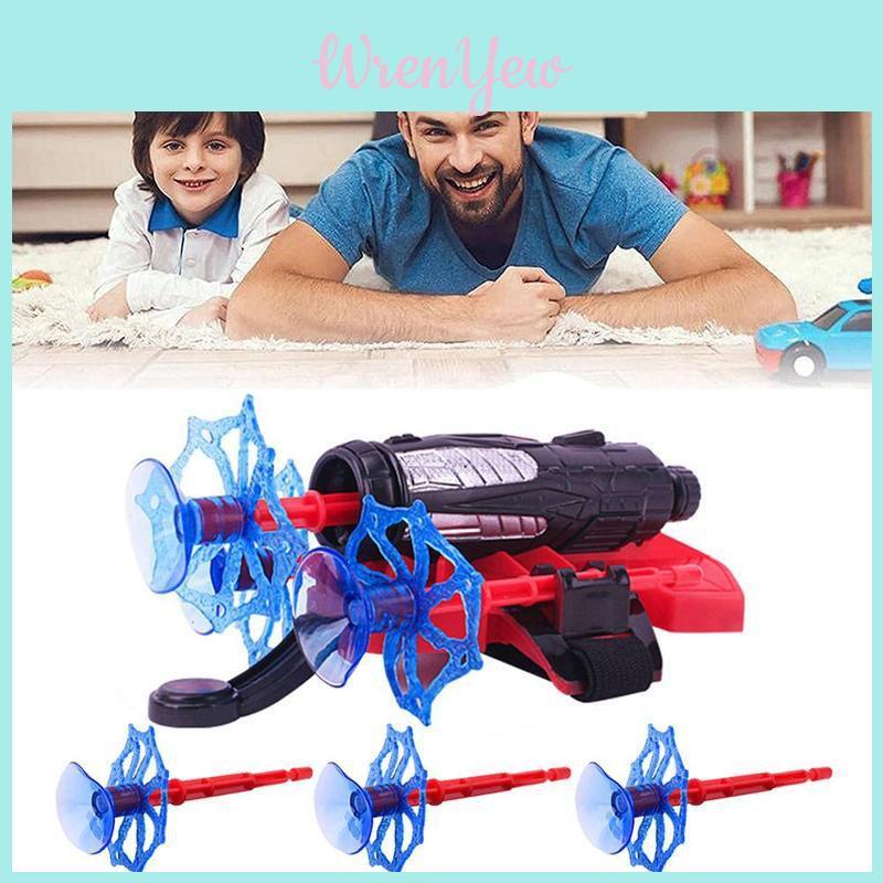 Spider-man Kids Plastic Cosplay Glove Launcher Set For Imaginative Play And Fun