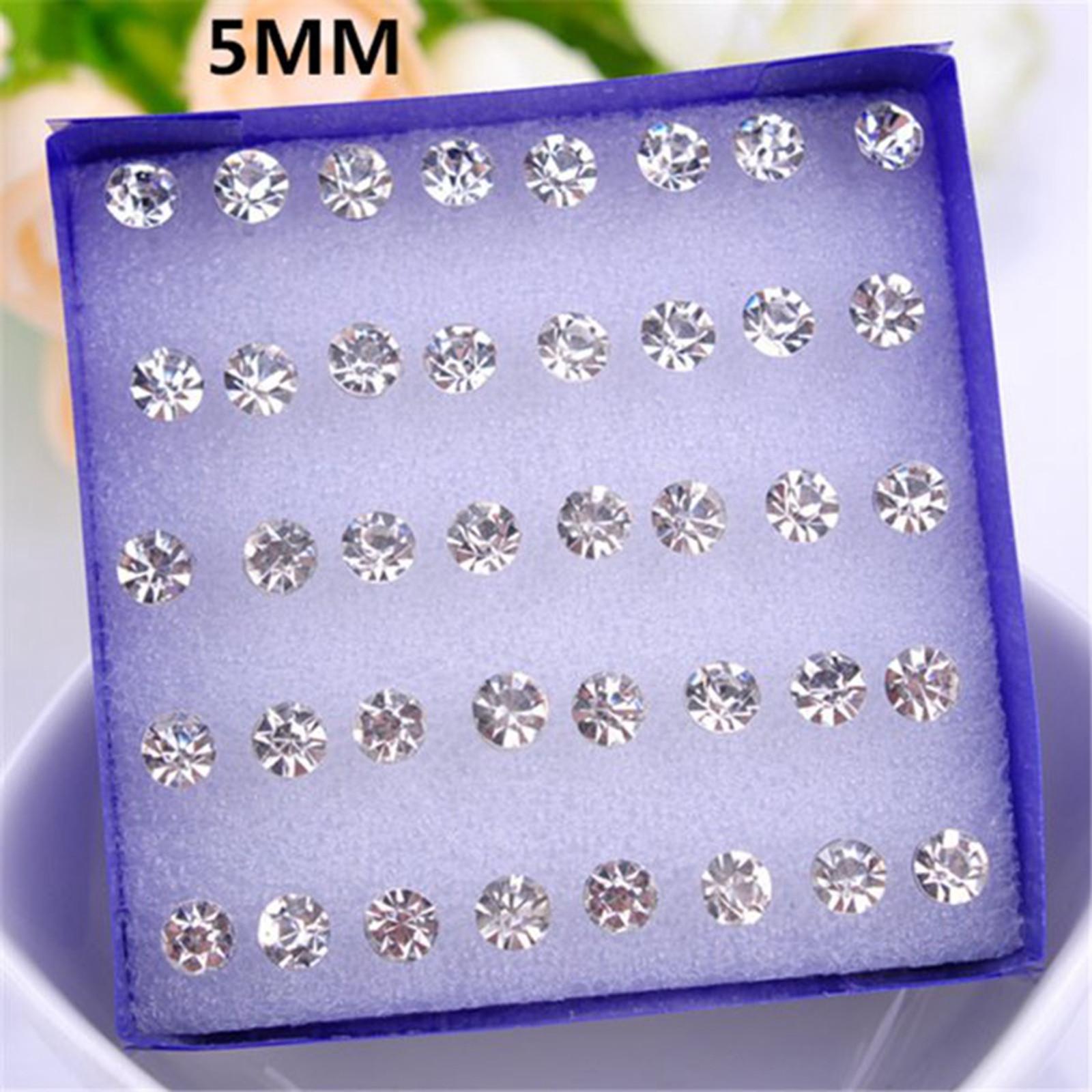 

20 пар серег Набор серег с хрустальным жемчугом Женские женские серьги One Size