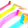 4PCS/Set Drawing Toys Yellow Sponge Paint Brush Wooden Handle Painting Graffiti Kids DIY Doodle Toys