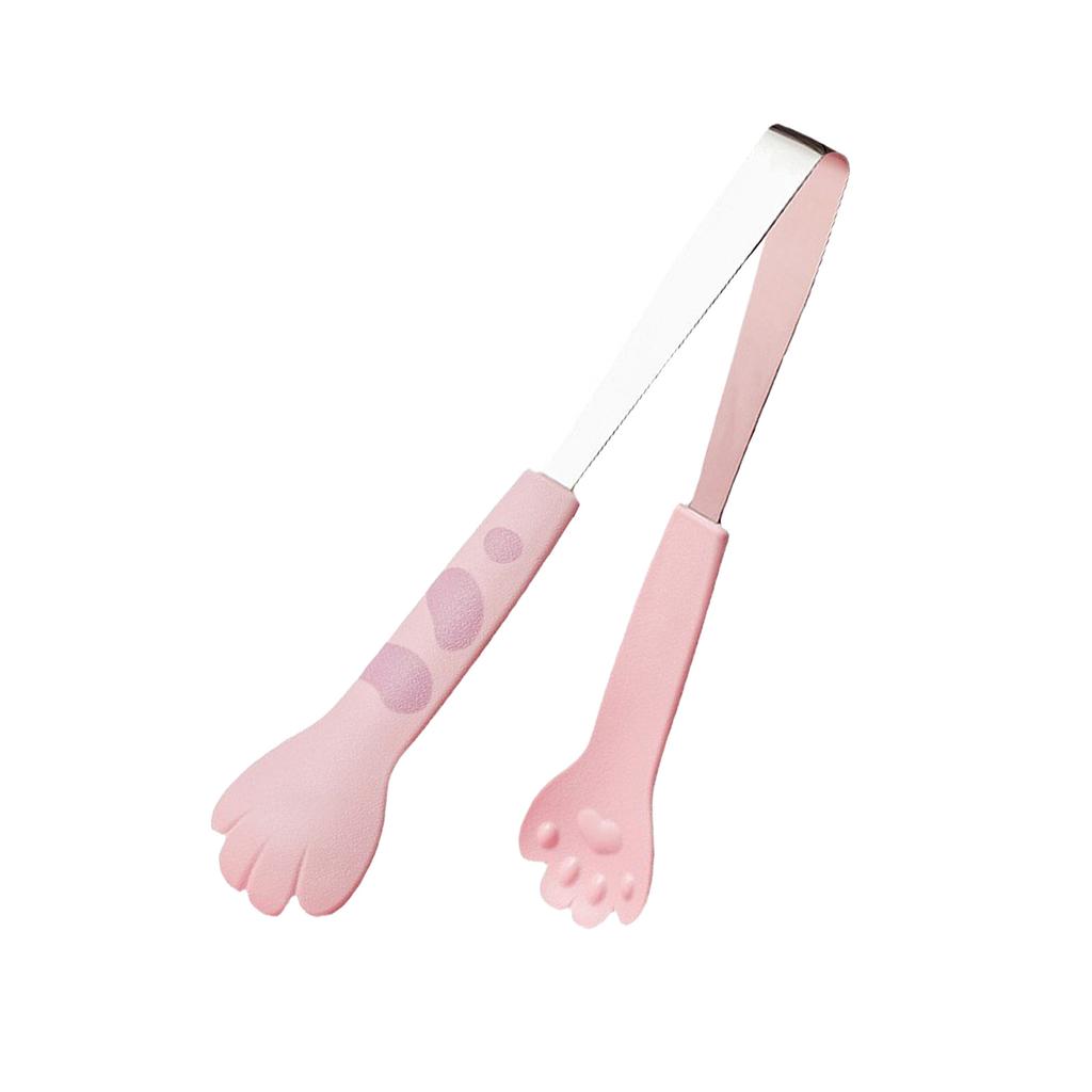 Cats Claw Food Tongs Stainless Steel Non Slip Comfortable Grip Bakery Serving Tongs Multifunctional Kitchen Tongs for Barbecue Bake Snack