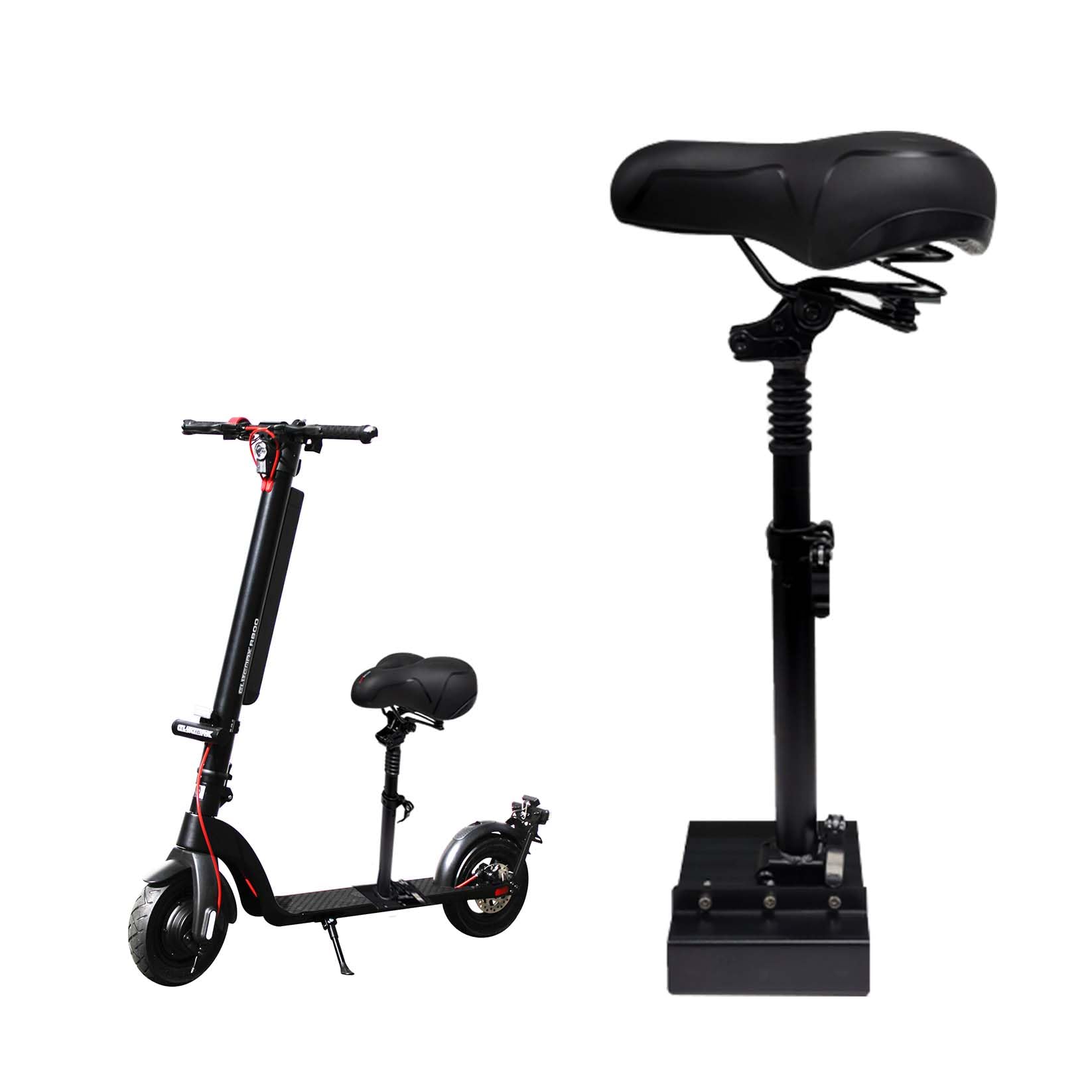 

88HOUSE Hachihachi House Электросамокат Седло Регулируемая высота Дышащее сиденье Электрический скейтборд Электрический кикборд Велосипедное седло Чехол R800 чёрный