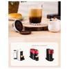 A02V-Reusable Espresso Pods For Nespresso Vertuo /Next/Plus Refillable Coffee Capsule W/H Silicone Cap Spoon & Brush