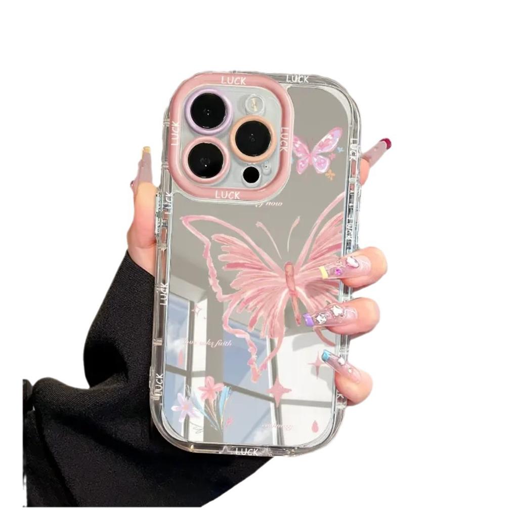 Cute Butterfly Suitable for Apple IPhone 16 Mobile Phone Case Huawei 17 PROMAX Fall Proof Full Cover Protective Case 15
