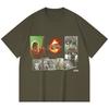 Tricou Heavy Metal 230 Gsm 100% Bumbac Imprimeu Trupă Rock Muzică Populară Tricou Unisex din Bumbac Gros